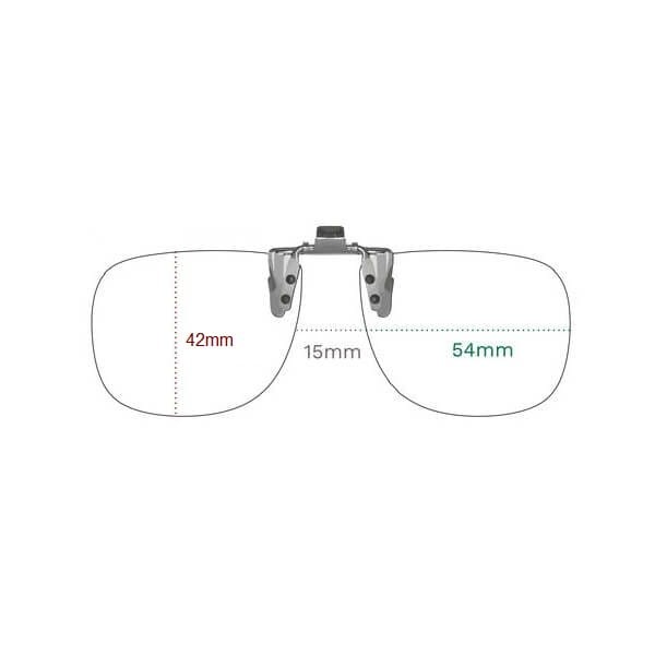 Nakładki przeciwsłoneczne polaryzacyjne na okulary korekcyjne C9 czarne