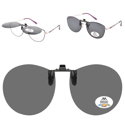 Nakładki przeciwsłoneczne polaryzacyjne na okulary korekcyjne C10 czarne