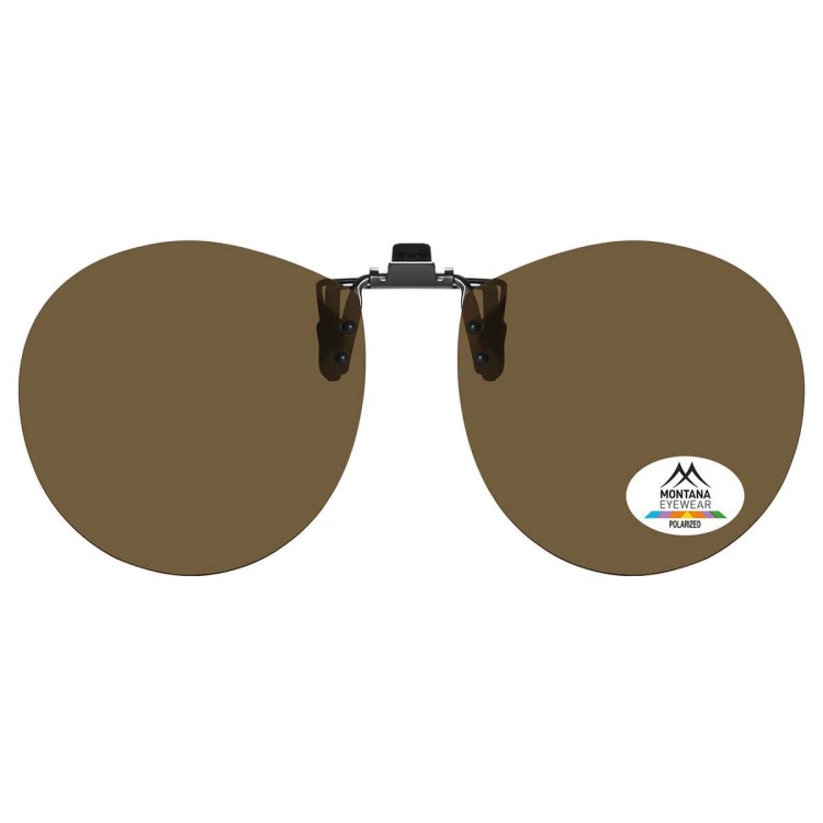 Nakładki przeciwsłoneczne polaryzacyjne na okulary korekcyjne C10B brązowe