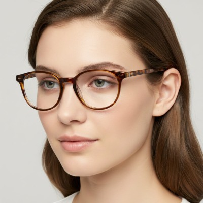 Okulary zerówki korekcyjne oprawki lenonki AC32A panterka