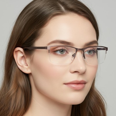 Żyłkowe oprawki korekcyjne zerówki okulary unisex 996C grafitowe