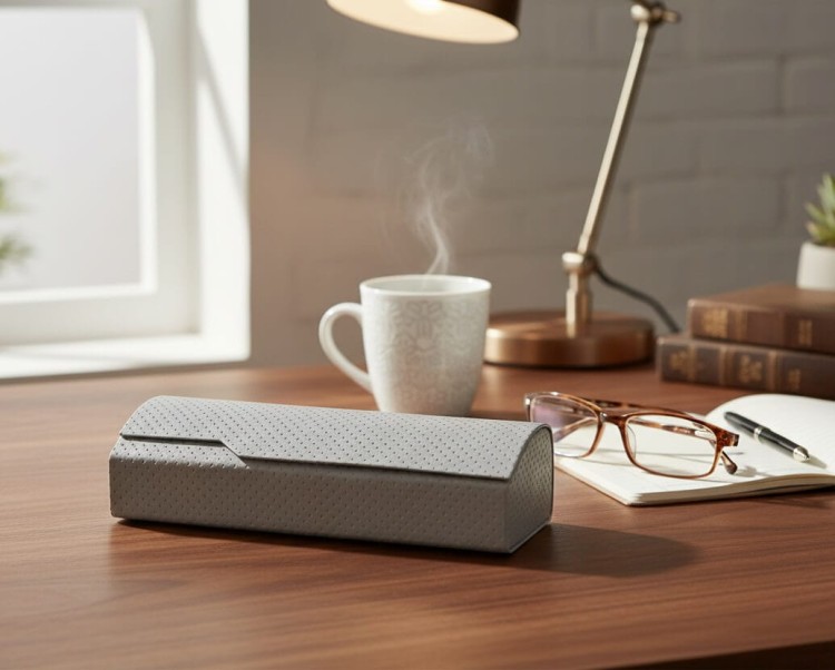 Etui okularowe na magnes STHC-94B szare