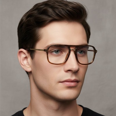 Okulary pilotki zerówki do komputera BLUE LIGHT z flexami 25131B