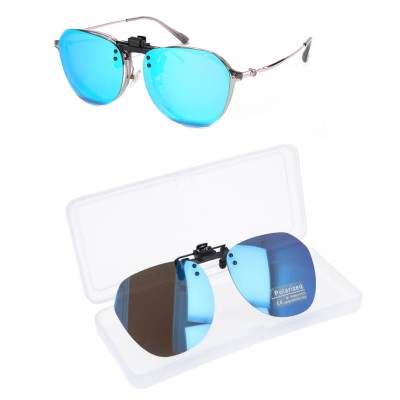 Nakładki przeciwsłoneczne polaryzacyjne lustrzane na okulary korekcyjne NA-206