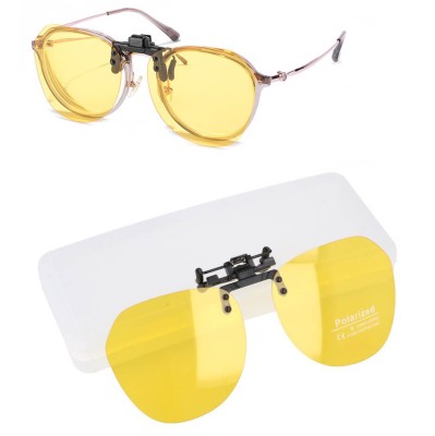 Żółte Rozjaśniające Nakładki na okulary korekcyjne z polaryzacją NA-203