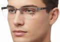 Męskie oprawki okulary korekcyjne żyłkowe półramki MM614E.jpg