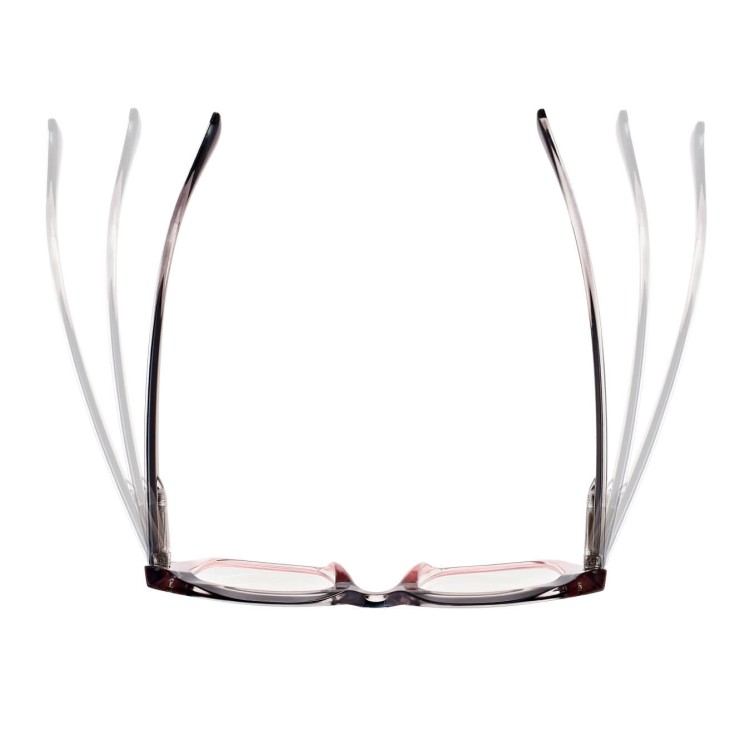 Damskie okulary +3.00 do czytania i komputera z filtrem Blue Light STL286 szary/fiolet
