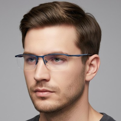 Okulary na żyłkę do komputera TV smartfona BLUE LIGHT zerówki niebieskie 2597D