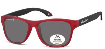 Okulary przeciwsłoneczne Montana MP38B czerwone polaryzacyjne