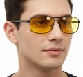 Rozjaśniające męskie okulary do jazdy nocą polaryzacyjne EST-611Y-1 Estillo