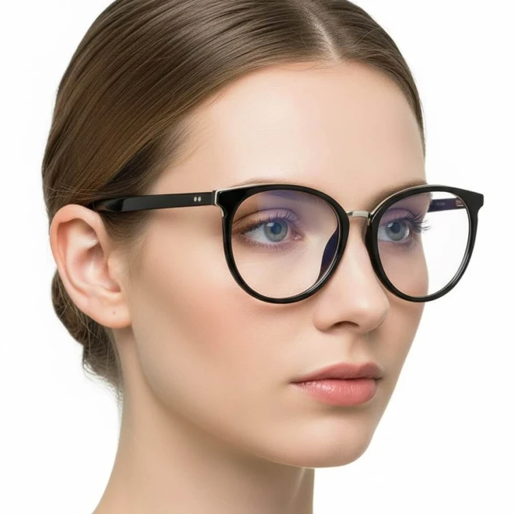 Okulary damskie z filtrem BLUE LIGHT do komputera zerówki EST-109K-1 Estillo