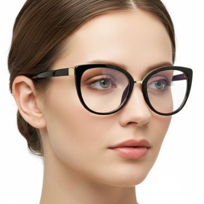 Okulary damskie z filtrem BLUE LIGHT do komputera zerówki EST-111K-1 Estillo