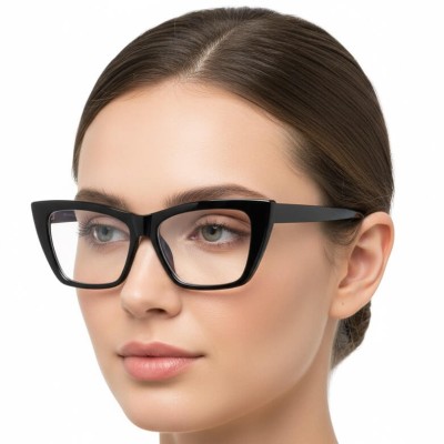 Damskie kocie okulary zerówki do komputera BLF filtr EST-117K-3 Estillo