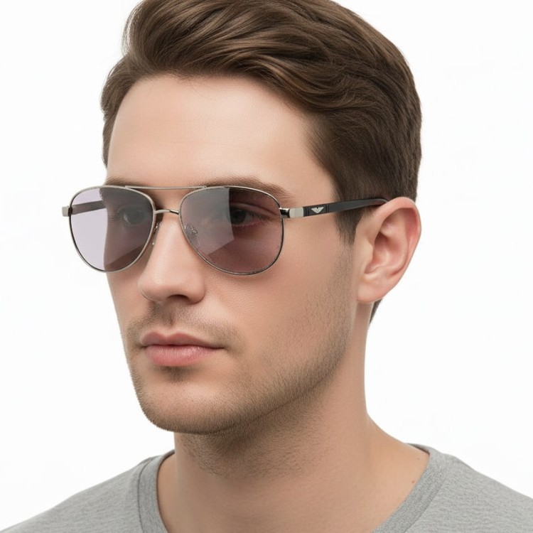 Okulary pilotki przeciwsłoneczne HD z fotochromem i polaryzacją EST-606FP-4