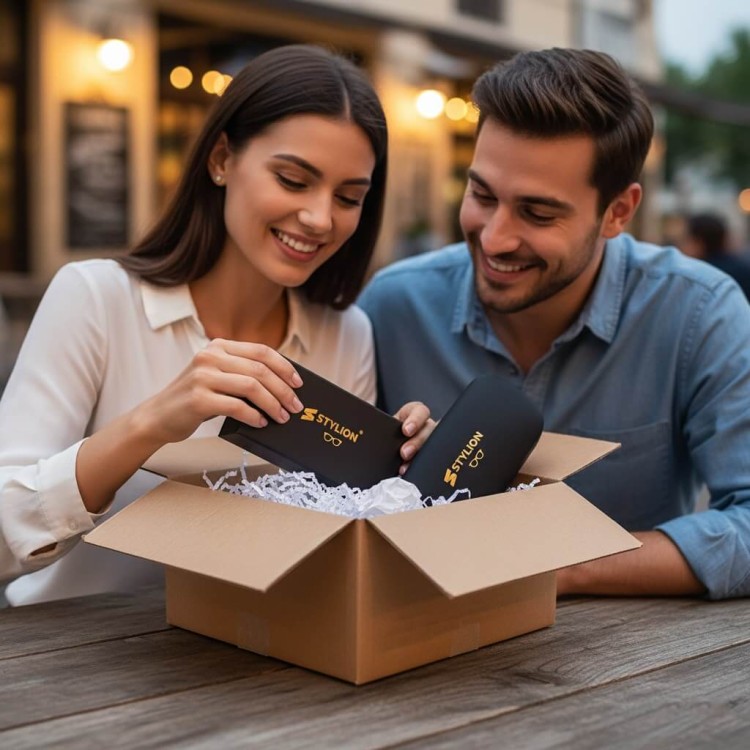 Męskie okulary PREMIUM +2.00 do czytania i komputera Blue Light+Antyrefleks STL280 niebieskie