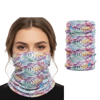 Elastyczny damski cienki komin na szyję - SC.01 POLYPODY