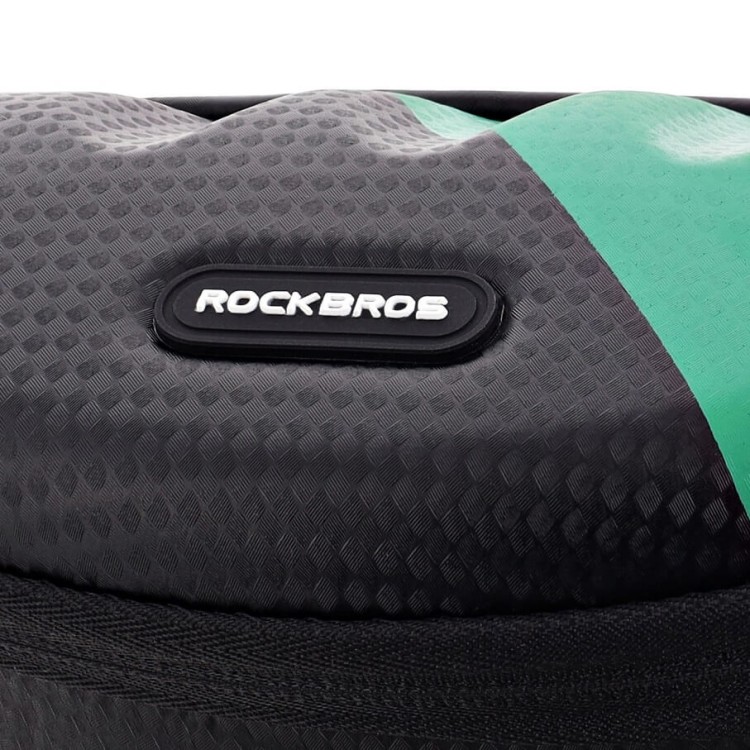 Etui na okulary sportowe ROCKBROS black carbon/green ET-ROCK-3