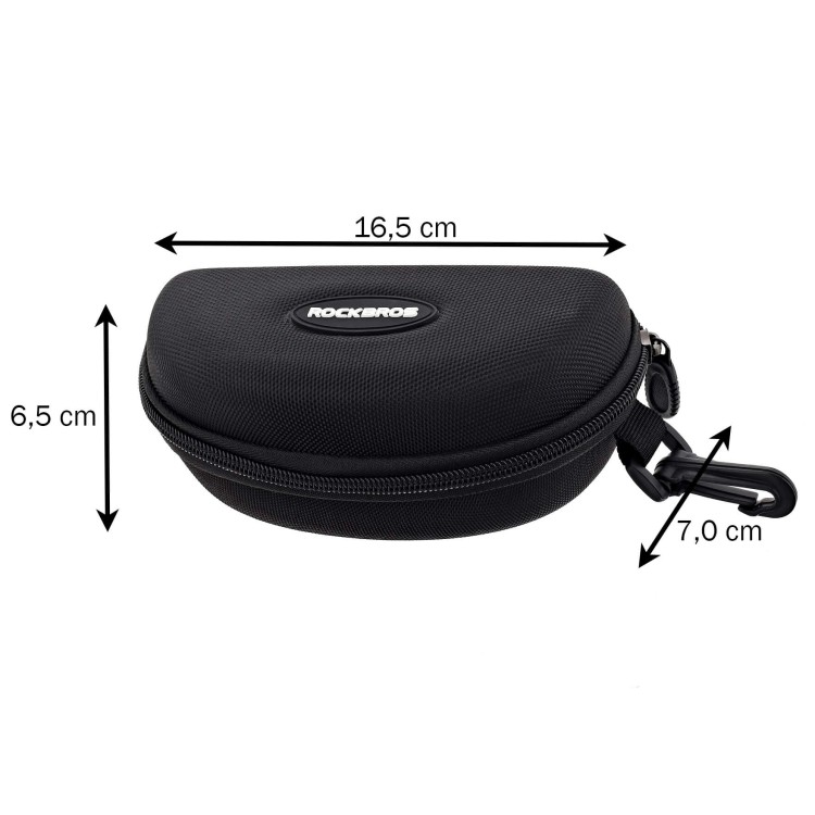 Etui na okulary sportowe ROCKBROS czarne ET-ROCK-2