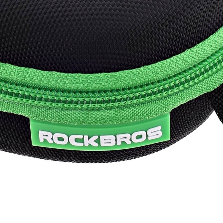 Juniorskie etui na okulary ROCKBROS black/green ET-ROCK-1
