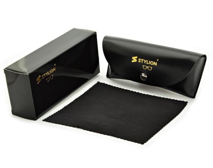 Gotowe pilotki okulary zerówki do komputera z filtrem BLUE Light 25120E granatowo/czarny