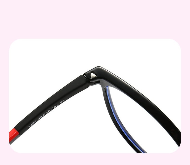 Okulary dla dziewczynki zerówki do komputera z filtrem Blue Light 25183A granat/niebieski