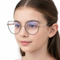 Oprawki okularowe dla dziewczynki zerówki z filtrem Blue Light 25187 modelka.jpg