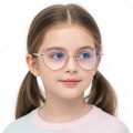 Oprawki okularowe dla dziewczynki zerówki z filtrem Blue Light 25187D modelka.jpg