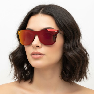 Okulary przeciwsłoneczne pełne polaryzacyjne lustrzane EST-404B