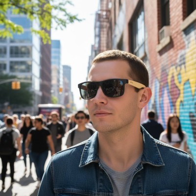 Drewniane okulary przeciwsłoneczne polaryzacyjne EST-410