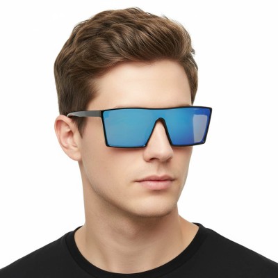 Męskie okulary przeciwsłoneczne z polaryzacją pełne lustro EST-411