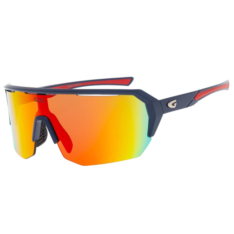 Okulary przeciwsłoneczne sportowe GOG E522-4 granat/czerwony