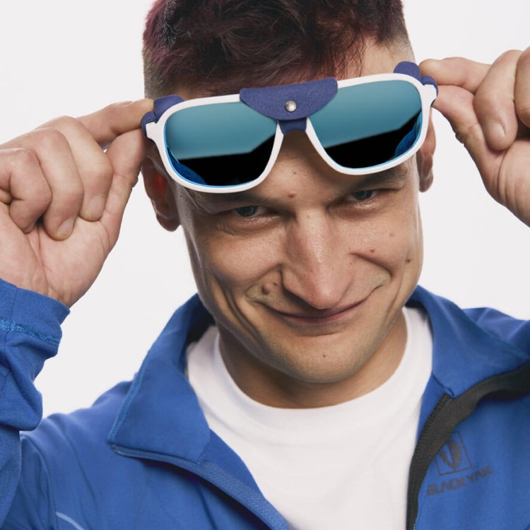 Lodowcowe okulary z osłonkami przeciwsłoneczne z polaryzacją GOG E400-2P w kat.4