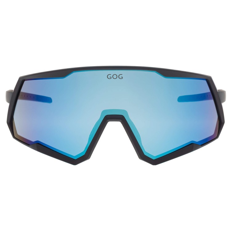 Duże okulary przeciwsłoneczne sportowe GOG E608-1 czarny/granat