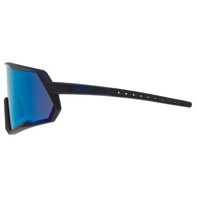 Duże okulary przeciwsłoneczne sportowe GOG E608-1 czarny/granat