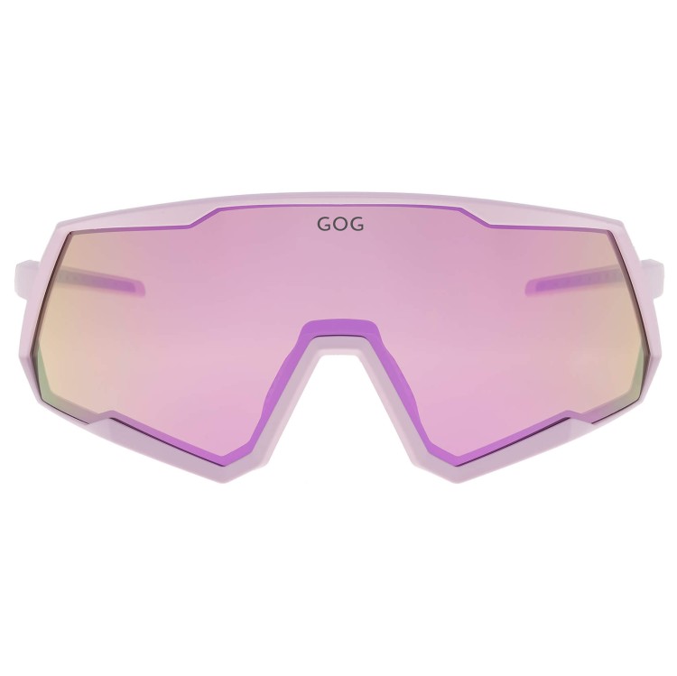 Duże okulary przeciwsłoneczne sportowe GOG E608-3 fioletowe