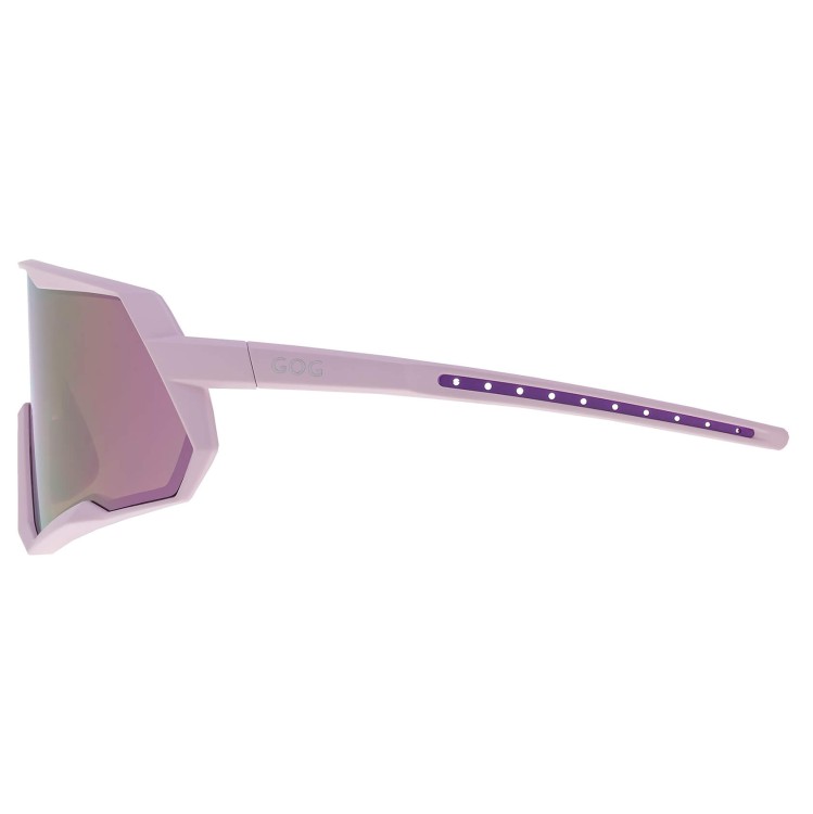 Duże okulary przeciwsłoneczne sportowe GOG E608-3 fioletowe