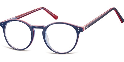 Okrągłe okulary oprawki zerowki korekcyjne Sunoptic AC43F