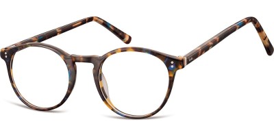 Okrągłe okulary oprawki zerowki korekcyjne Sunoptic AC43C