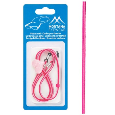 Sznureczek dziecięcy na okulary SERCE dla dziewczynki różowy BC11