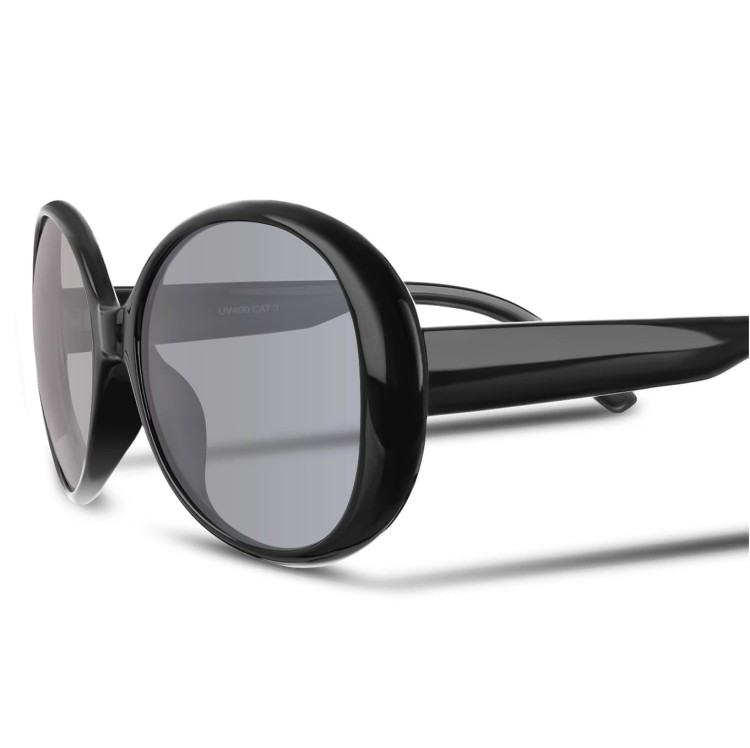 Okulary Muchy damskie przeciwsłoneczne czarne 10028500