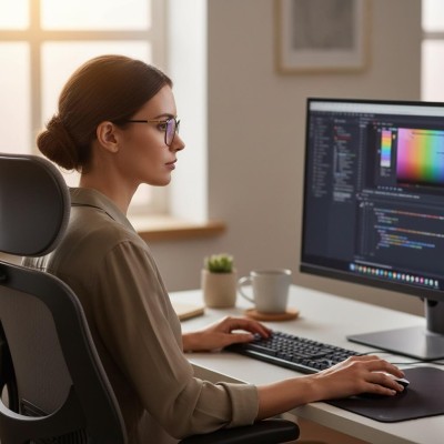 Damskie okulary +2.50 do czytania i komputera z filtrem Blue Light STL277 czarny/złoty