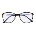 Damskie okulary do czytania i komputera z filtrem Blue Light STL277 czarny-złoty-----.JPG