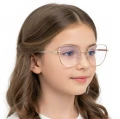 Oprawki okularowe dla dziewczynki zerówki z filtrem Blue Light 25187B modelka.jpg