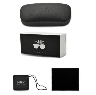 Damskie okulary przeciwsłoneczne z polaryzacją EST-14-15 czarny/wrzosowy