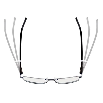 Męskie okulary PREMIUM +0.75 do czytania i komputera Blue Light+Antyrefleks STL260 granat