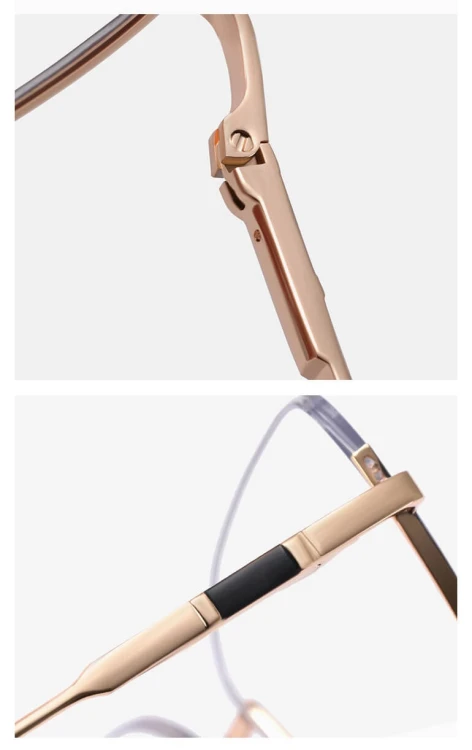 Damskie okulary półramki kocie zerówki do komputera BLUE LIGHT 25142B ze skazą!