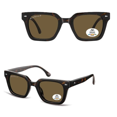 Okulary przeciwsłoneczne z polaryzacją prostokątne MP172B panterka