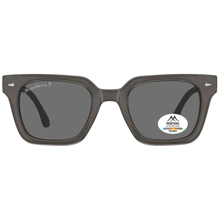 Okulary przeciwsłoneczne z polaryzacją prostokątne MP172D szary