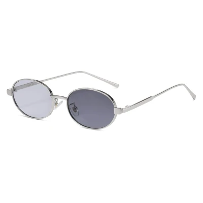 Damskie okulary fotochromowe kat.1-3 przeciwsłoneczne STLF-06E srebrny/szary