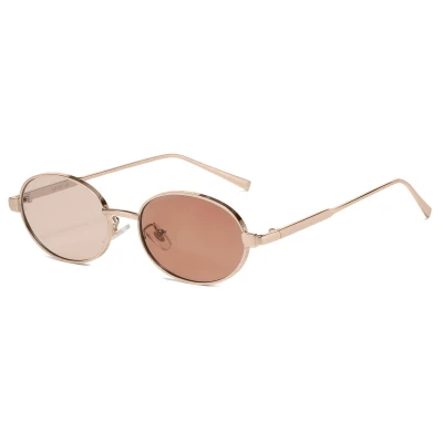 Damskie okulary fotochromowe kat.1-2 przeciwsłoneczne STLF-06C złoty/beż